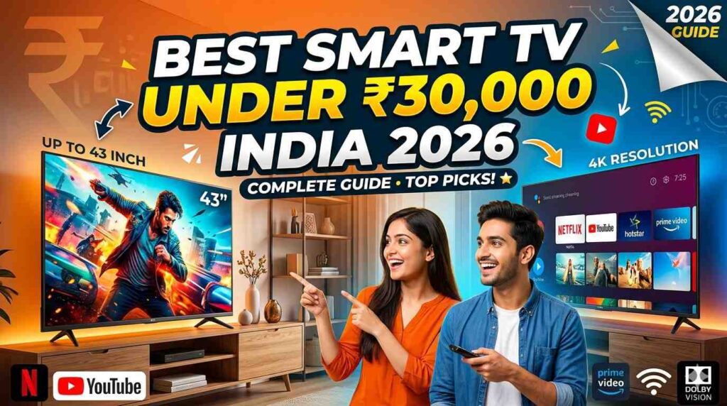 "best smart tv under 30000 india 2026 comparison featured image"