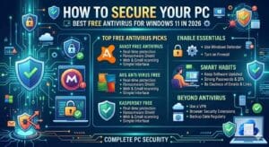Secure Your PC,Best Free Antivirus for Windows 11,