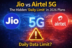 Jio 5G vs Airtel 5G comparison 2026 infographic