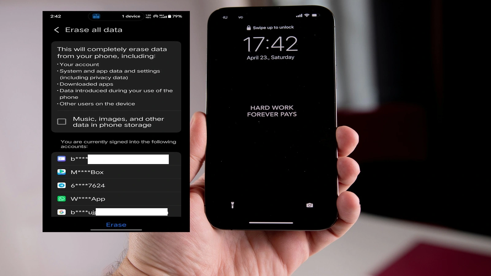 Step-by-step smartphone factory reset process for TechBhavik guide