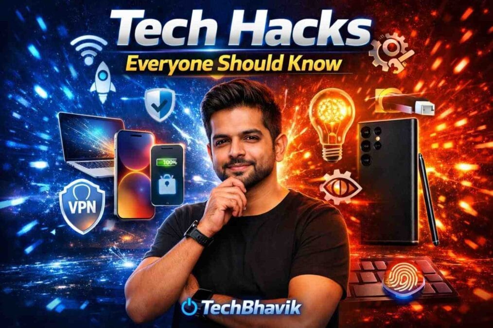 tech hacks everyone should know 2026: computer, phone and AI productivity tips by TechBhavik