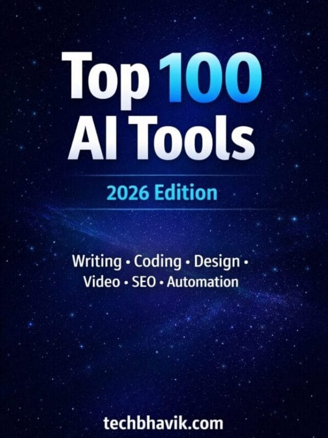 Top  Best Free 100 AI Tools – TechBhavik