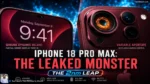 iPhone 18 Pro Max is coming soon