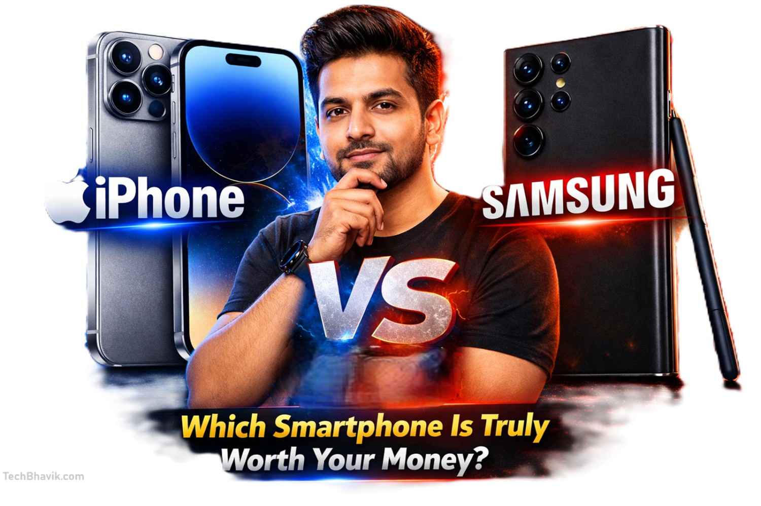 iPhone vs Samsung in 2026: Which One Regret Less? iPhone vs Samsung comparison 2026: camera, battery, gaming, AI features, price, and performance explained for Indian smartphone buyers.
