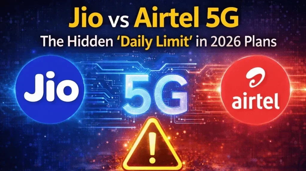 Jio 5G vs Airtel 5G: The Shocking Indoor Coverage Reality No One Tells You Jio 5G vs Airtel 5G comparison 2026 infographic