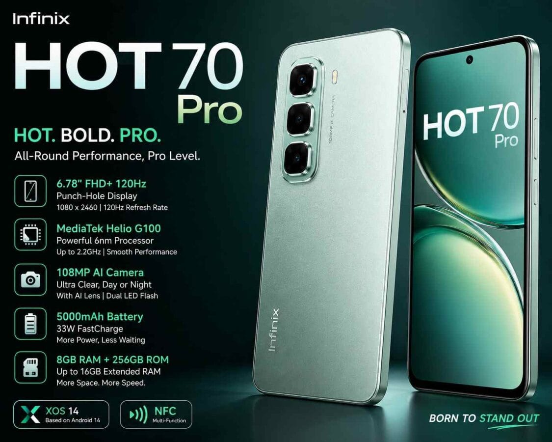 Infinix Hot 70 pro