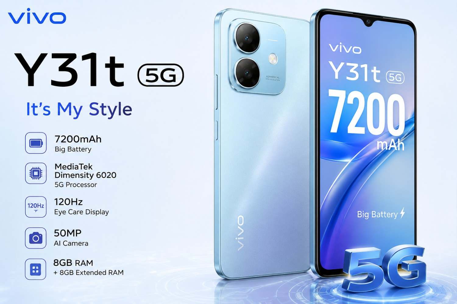 Vivo Y31t 5G Review: 7200mAh Battery, Snapdragon 4 Gen 2 and IP68/IP69 — Is It Worth Buying? Vivo Y31t 5G Review: 7200mAh Battery, Snapdragon 4 Gen 2 and IP68/IP69 — Is It Worth Buying?