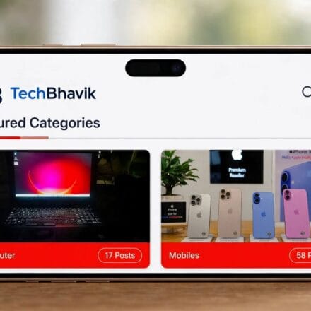 Amezing iPhone 17 Pro Max : Camera, Battery, Colours iPhone 17 pro Max playing visiting site of techbhavik home page which is landscape view of smoothly
