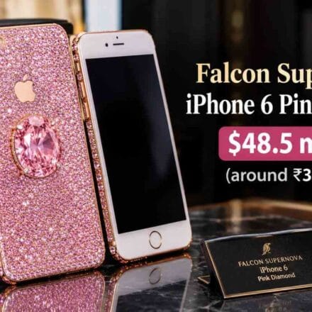 World's Most Expensive iPhone. The Diamond Isn't Craziest Falcon Supernova iPhone 6 Pink Diamond – $48.5 million (around ₹360 crore)