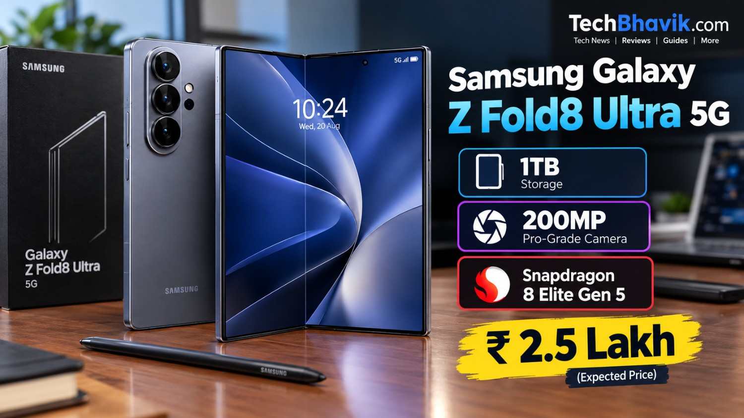 I Almost Skipped 1TB Model — Now Why I Changed My Mind I Almost Skipped the 1TB Model — Here's Why I Changed My Mind for Samsung Galaxy Z Fold8 Ultra 5G (1TB),Snapdragon 8 Elite Gen 5.