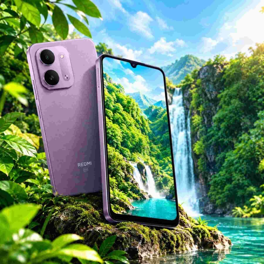 What amazing Redmi 17C 5G: Build For Next Genz users A soft, radiant purple that captures the first light of morning in every glance color in naturel color.