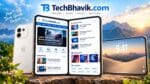 iPhone Duo foldable display opened to 7.6-inch screen open techbhavik.com site are showing smoothy best of evermobile launch