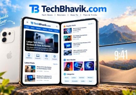 iPhone Duo foldable display opened to 7.6-inch screen open techbhavik.com site are showing smoothy best of evermobile launch